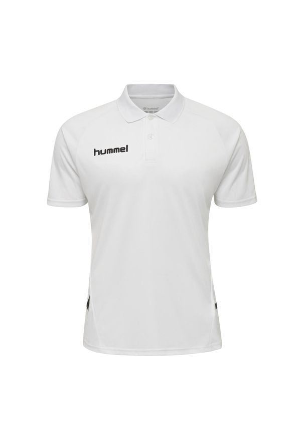 Koszulka polo do piłki nożnej dla dzieci Hummel hml PROMO. Okazja: na co dzień. Typ kołnierza: polo. Kolor: biały. Styl: casual