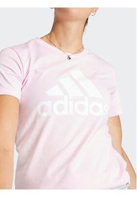 Adidas - adidas T-Shirt Essentials Logo GL0726 Różowy Regular Fit. Kolor: różowy. Materiał: bawełna #3