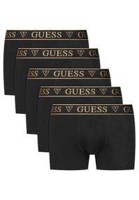 Guess Komplet 5 par bokserek U5BG64 KCD31 Czarny. Kolor: czarny. Materiał: bawełna