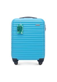 Wittchen - Mała walizka z zawieszką niebieska. Kolor: niebieski. Materiał: guma #1