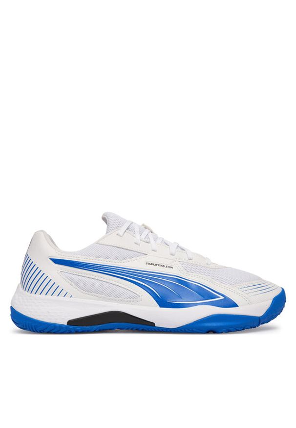 Puma Buty halowe Solarflash III 107850 07 Biały. Kolor: biały. Materiał: skóra