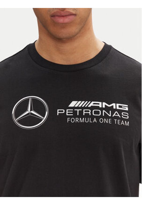 Adidas - adidas T-Shirt Mercedes - AMG Petronas Formula One Team DNA Graphic JV5434 Czarny Regular Fit. Kolor: czarny. Materiał: bawełna