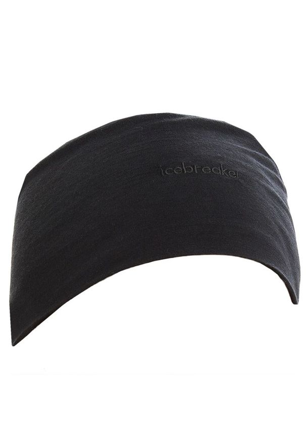 Opaska unisex Icebreaker 125 Sephere 0A56FN0011 - czarna. Kolor: czarny. Materiał: jersey, wełna, dzianina. Styl: street, klasyczny, sportowy