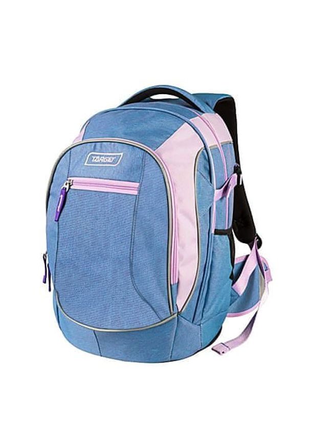 Target Plecak docelowy dla studentów, Różowo niebieski. Kolor: różowy, wielokolorowy, niebieski. Styl: młodzieżowy
