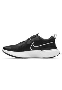 Buty do biegania Nike React Miler 2 M CW7121-001 czarne. Okazja: na co dzień. Kolor: czarny. Materiał: materiał, tkanina, syntetyk. Szerokość cholewki: normalna. Sezon: wiosna. Sport: bieganie #9