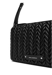 Karl Lagerfeld - KARL LAGERFELD Torebka A4W30072 Czarny. Kolor: czarny. Materiał: skórzane