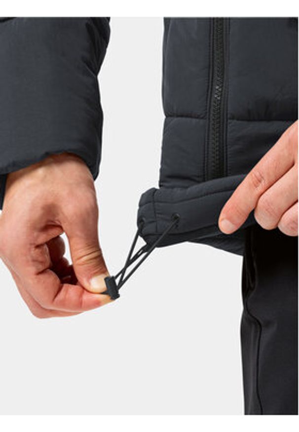 Jack Wolfskin Kurtka zimowa Karolinger Jkt 1207831 Czarny Regular Fit. Kolor: czarny. Materiał: syntetyk. Sezon: zima