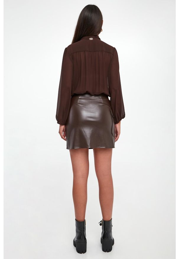 Liu Jo - Sukienka z ekoskóry LIU JO