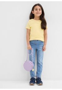 bonprix - Jegginsy mid waist (2 pary). Kolor: niebieski