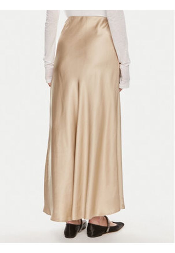 ViCOLO Spódnica maxi TB0342 Beżowy Regular Fit. Kolor: beżowy. Materiał: wiskoza