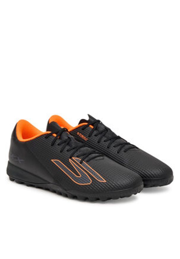 skechers - Skechers Buty do piłki nożnej Gold Tf 252124 BKOR Czarny. Kolor: czarny. Materiał: skóra