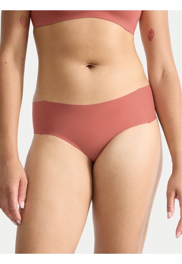 Sloggi Bokserki Zero Feel 10217844 Pomarańczowy. Kolor: pomarańczowy. Materiał: syntetyk