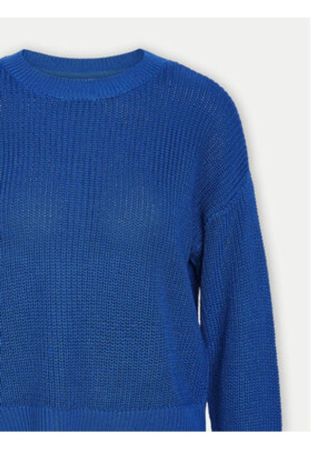 Noisy may - Noisy May Sweter Maysa 27021536 Niebieski Relaxed Fit. Kolor: niebieski. Materiał: bawełna, syntetyk