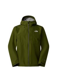 Kurtka męska The North Face Dryzzle Futurelight II 0A8B4XBRI1 - zielona. Kolor: zielony. Materiał: poliester. Wzór: aplikacja. Styl: elegancki. Sport: turystyka piesza #1