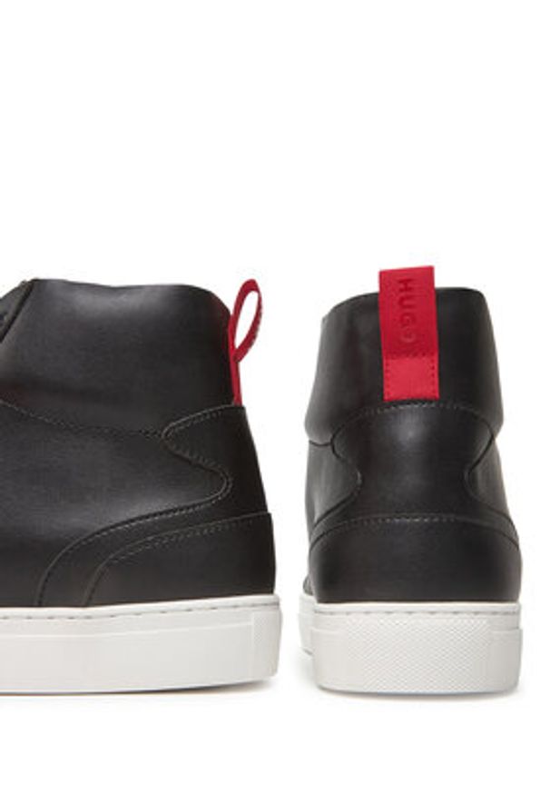 Hugo - HUGO Sneakersy Morrie 50537334 Czarny. Kolor: czarny. Materiał: skóra