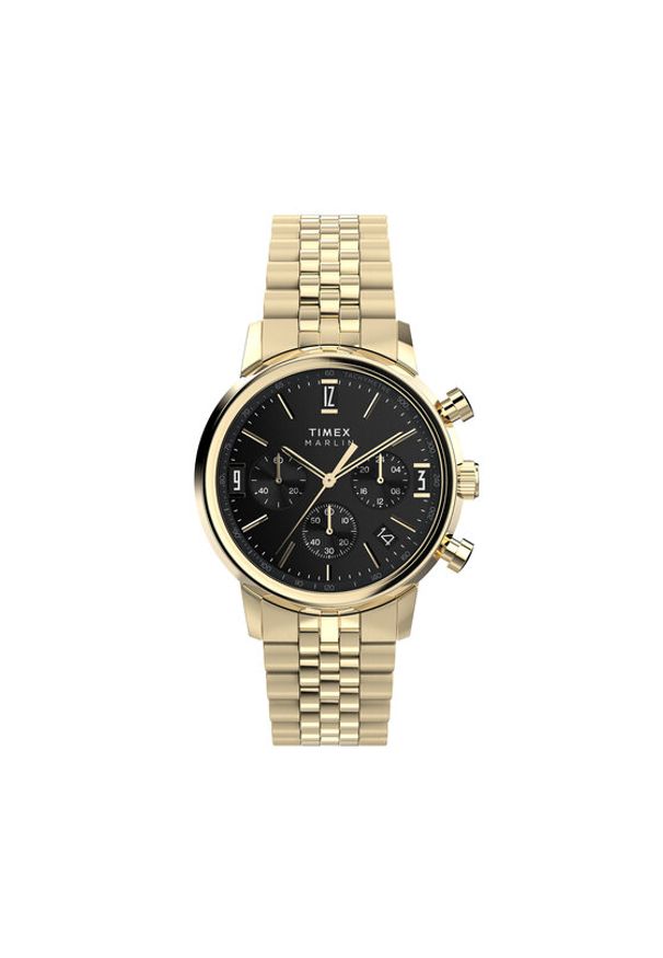 Timex Zegarek Marlin® Quartz Chronograph TW2W59900 Złoty. Kolor: złoty