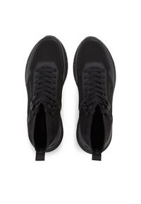 Calvin Klein Sneakersy High Top Lace Up Knit HM0HM01267 Czarny. Kolor: czarny #4