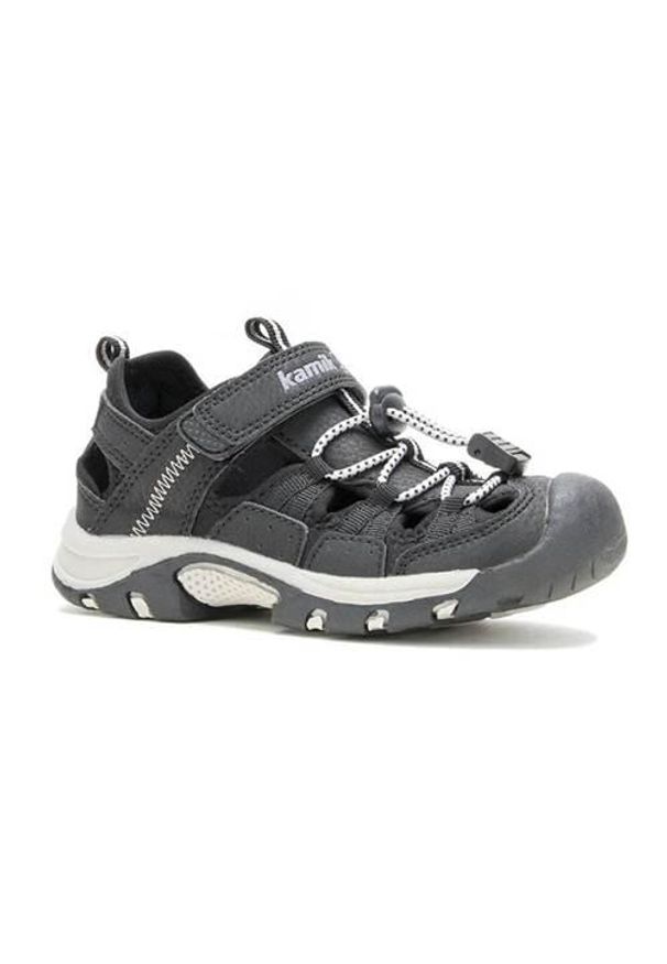 Buty do chodzenia dla dzieci Kamik Wildcat. Zapięcie: rzepy. Kolor: szary. Materiał: syntetyk, tkanina, materiał. Sezon: lato