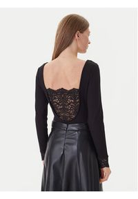 Morgan Body 251-TDENTY Czarny Slim Fit. Kolor: czarny. Materiał: wiskoza #4