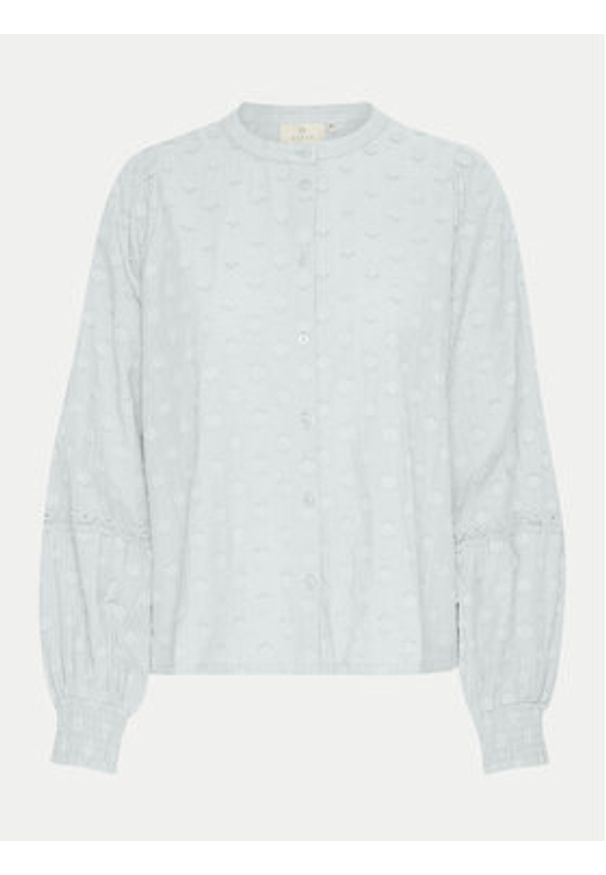 Kaffe Koszula Enya 10509091 Niebieski Regular Fit. Kolor: niebieski. Materiał: bawełna