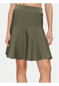 Guess Spódnica mini W5GD0U Z2XY0 Zielony Regular Fit. Kolor: zielony. Materiał: wiskoza #5