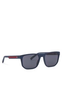 TOMMY HILFIGER - Okulary przeciwsłoneczne Tommy Hilfiger. Kolor: niebieski