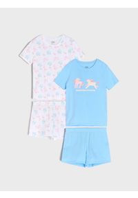 Sinsay - Piżamy 2 pack - biały. Kolor: biały #1