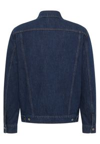 Mustang Kurtka jeansowa Dallas 1016830 Niebieski Regular Fit. Kolor: niebieski. Materiał: bawełna