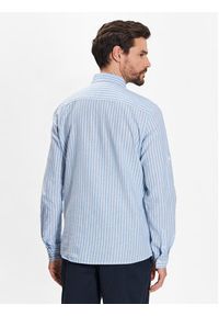 INDICODE Koszula Brayden 20-317 Błękitny Regular Fit. Kolor: niebieski. Materiał: len #2