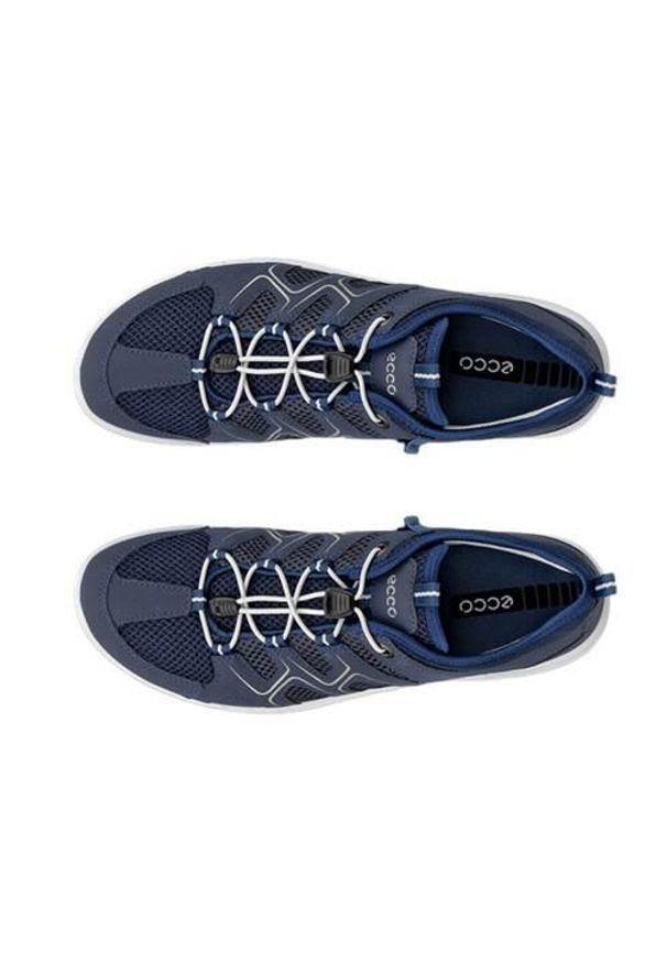 ecco - Buty do chodzenia damskie Ecco Terracruise. Kolor: niebieski. Materiał: syntetyk, materiał. Szerokość cholewki: normalna. Sport: turystyka piesza