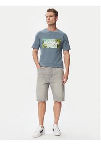 Jack & Jones T-Shirt Indiana Tee 12288112 Granatowy Regular Fit. Kolor: niebieski. Materiał: bawełna #6