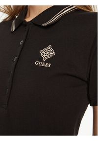 Guess Polo V5RP02 KCOK1 Granatowy Regular Fit. Typ kołnierza: polo. Kolor: niebieski. Materiał: bawełna #5