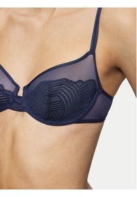 Triumph Biustonosz z fiszbiną Delightful Spotlight 10219854 Granatowy. Kolor: niebieski. Materiał: syntetyk #4