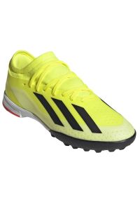 Adidas - Buty adidas X Crazyfast League Tf Jr IF0681 żółte. Kolor: żółty. Materiał: guma, syntetyk, materiał. Szerokość cholewki: normalna #5