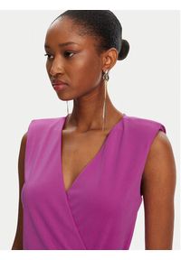 Patrizia Pepe Sukienka koktajlowa 2A2918/J280-M530 Różowy Regular Fit. Kolor: różowy. Materiał: syntetyk. Styl: wizytowy #4