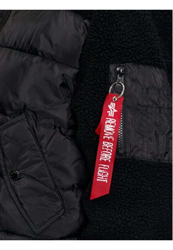 Alpha Industries Kurtka zimowa 138001 Czarny Regular Fit. Kolor: czarny. Materiał: syntetyk. Sezon: zima