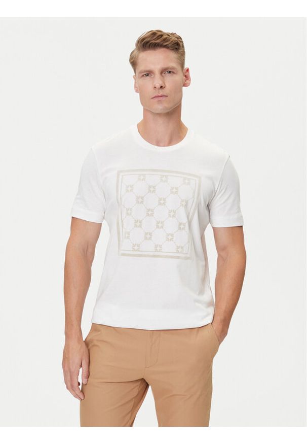 JOOP! T-Shirt 17 JJ-21Bajo 30047429 Beżowy Modern Fit. Kolor: beżowy. Materiał: bawełna