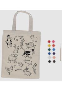 Esschert Design Torba płócienna do kolorowania z farbkami - Farma #1