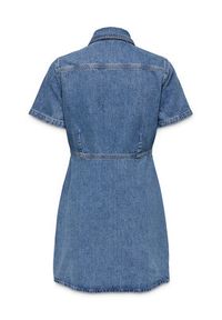 only - ONLY Sukienka jeansowa Malia 15355044 Niebieski Regular Fit. Kolor: niebieski. Materiał: bawełna #4