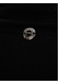 TwinSet - TWINSET Golf 252AT3102 Czarny Regular Fit. Typ kołnierza: golf. Kolor: czarny. Materiał: syntetyk #2