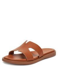 Gino Rossi Klapki ELLE-E25-27281 Brązowy. Kolor: brązowy. Materiał: skóra #6