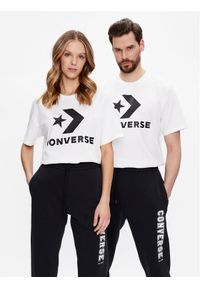 Converse T-Shirt Unisex Chuck Patch 10025458-A03 Biały Standard Fit. Kolor: biały. Materiał: bawełna