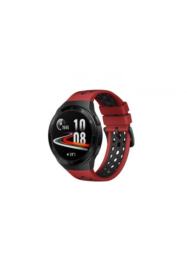 Czerwony zegarek HUAWEI smartwatch, klasyczny