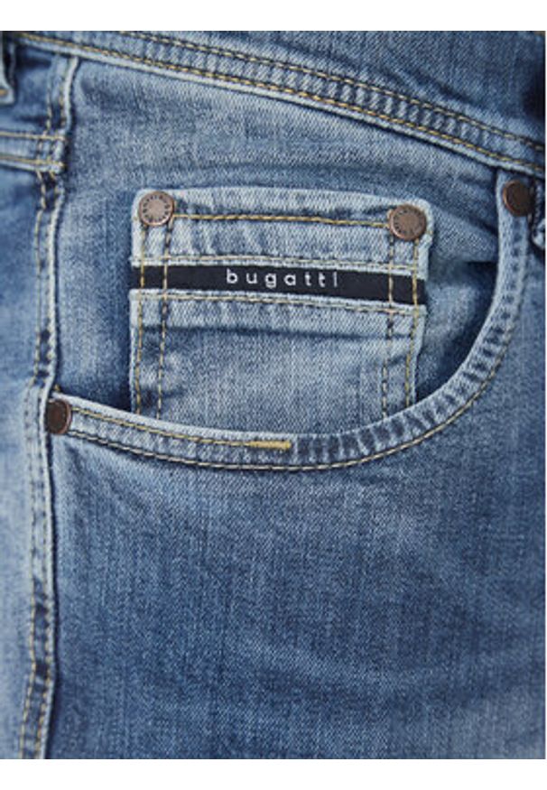 Bugatti Jeansy 3919D 26612 Niebieski Regular Fit. Kolor: niebieski