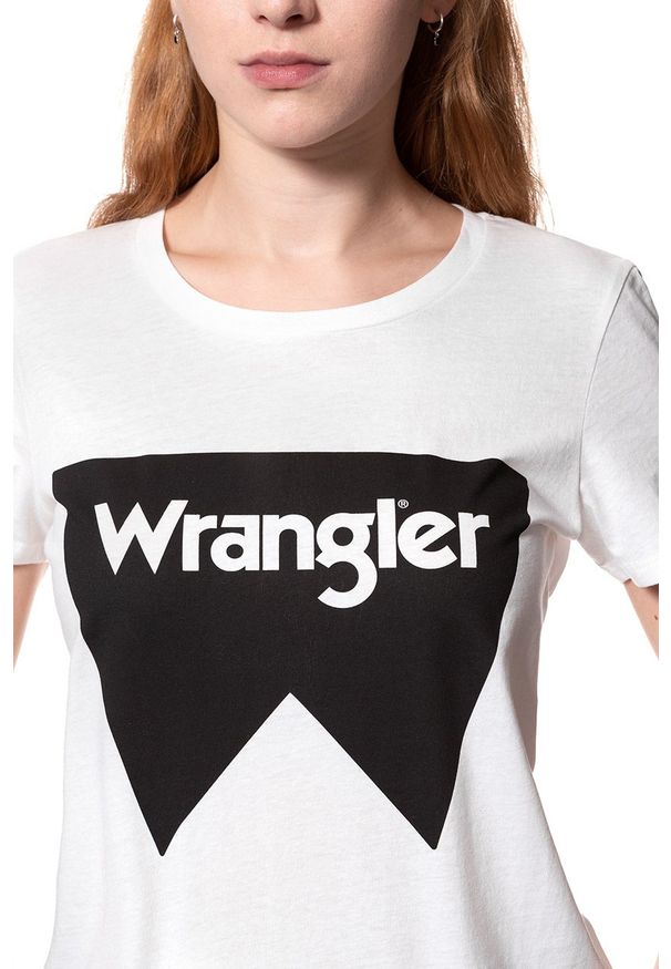 Wrangler - WRANGLER T SHIRT DAMSKI FESTIVAL TEE OFFWHITE W7016EV02 112130889