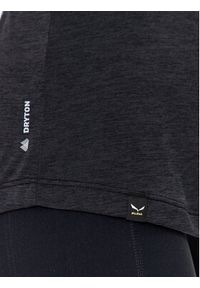 Salewa Koszulka techniczna Puez Melange Dry W 26538 Czarny Regular Fit. Kolor: czarny. Materiał: syntetyk
