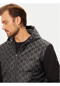 Karl Lagerfeld - KARL LAGERFELD Kurtka przejściowa 505061 544529 Czarny Regular Fit. Typ kołnierza: dekolt w karo. Kolor: czarny. Materiał: syntetyk #3
