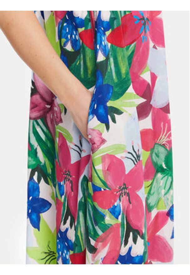 Tatuum Sukienka letnia Estella 1 T2511.202 Kolorowy Relaxed Fit. Materiał: wiskoza. Wzór: kolorowy. Sezon: lato