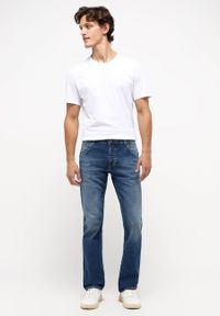 Męskie Spodnie jeansowe Mustang Style Washington Straight Denim Blue 1016618 5000 313 #5