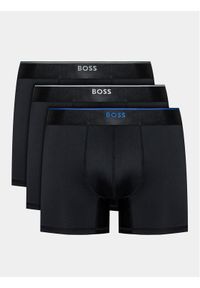 BOSS - Komplet 3 par bokserek Boss. Kolor: czarny
